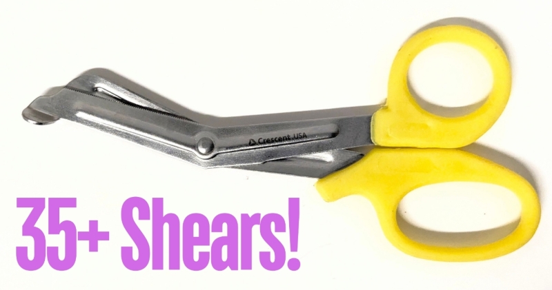 [Vendor Special] 35+ New Crescent USA Trauma Shears for EMT, Nurses + (Yellow Handle) | 6" Long