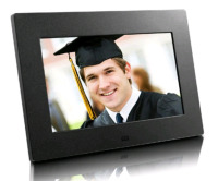 New | Aluratek 7" Digital Photo Frame With Auto Slides how Feature | Model # ADPF07SF