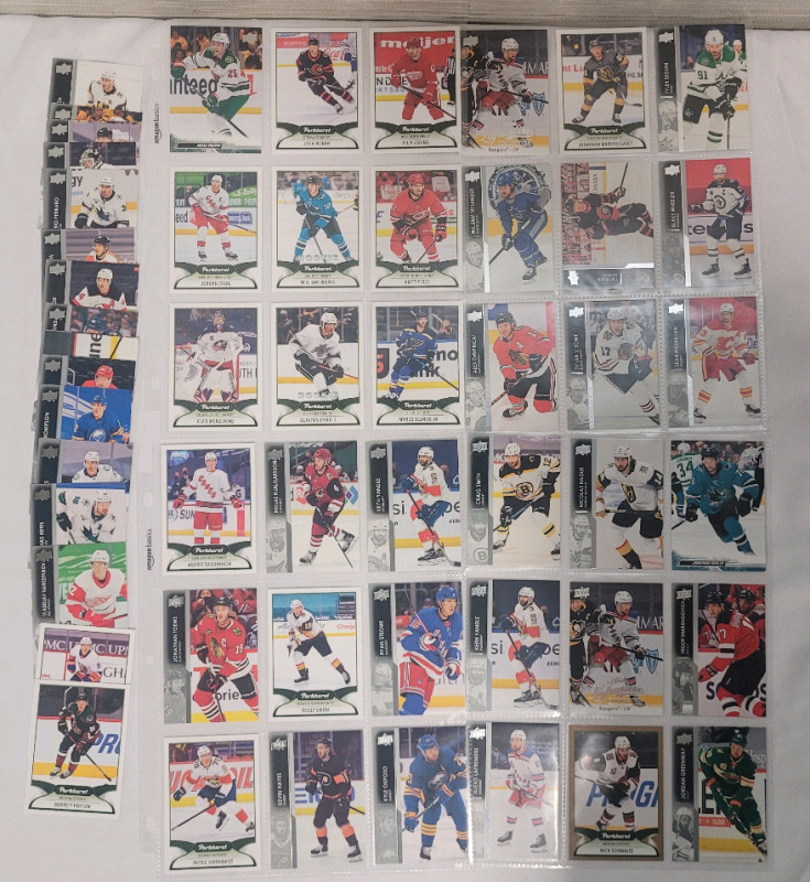 2021 - 23 Upper Deck & Parkhurst NHL Hockey Trading Card Singles , 53 Trading Cards