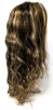 New Yolissa Wavy 30" Long 100% Human Hair Lace Front Wig w Satin Bag, Elastic Hairband, 2 Wig Caps & 3D False Eyelashes - 4