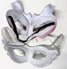 New 2-Pack Claire's Angel & Devil Masquerade Masks / Halloween Costume Masks | One Size Fits Most - 3
