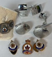 Men&rsquo;s Sterling Jewellery Cuff Links Tie Clip Vintage Memoriam Eorum Retineimcus sterling fabulous