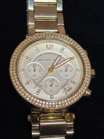 Michael Kors MK 5354 Crystal Set Beautiful Watch Running