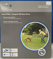 PetSafe Stay & Play Compact Wireless Dog & Cat Fence |Model #PIF17-13478 * Retails For $300+ / Tested For Power *