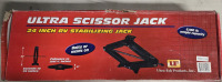 ( 1 ) Ultra-Fab | Ultra Scissor 24" RV Stabilzing Jack | Extentes to 24" | Collapses To Just 4&frac34;" | 6500LBS Weight Capacity | Model# 48-979006 * Retails For $67.59 *