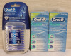 New - Oral-B Pro 300 Rechargeable Toothbrush , Extra Soft & Oral-B Super Floss plus Oral-B Interdental Clean - 4