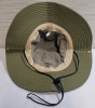 New - JAOAJ Mens Sun Bucket Hat , UPF 50+ UV Protection . Olive Green . Hat Size 7 1/4" - 7 5/8" - 3