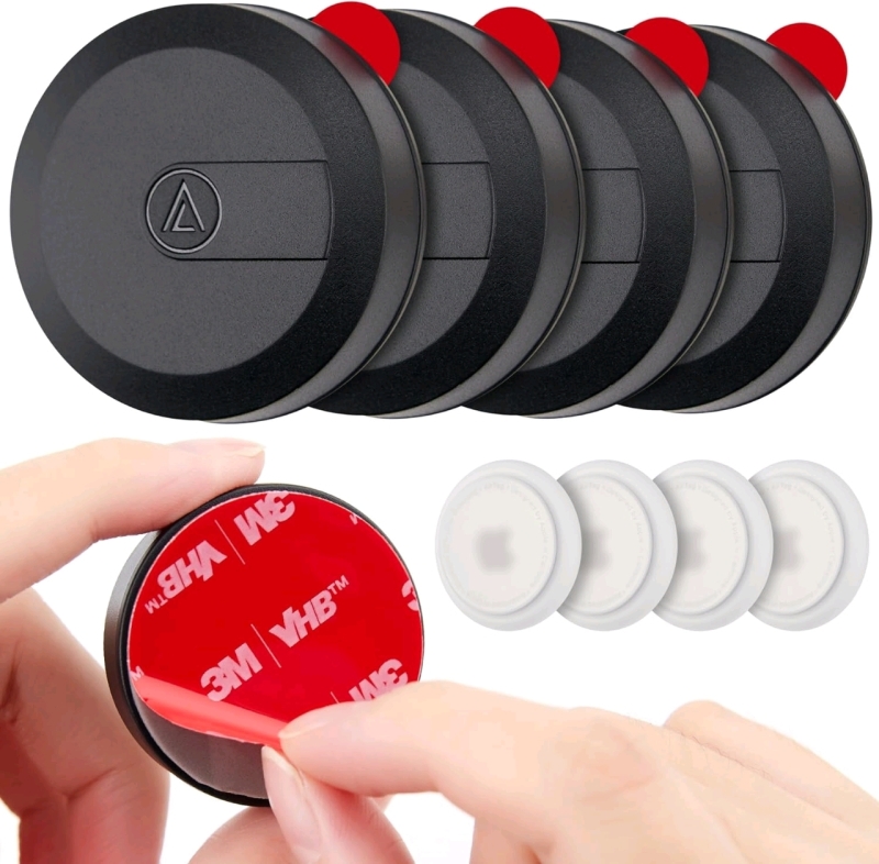[Vendor Special] 50 New 4pk Citymore IPX8 Waterproof Airtag Holders with Adhesive Backing | Retails for $15+ ea, Total Value $750!