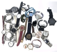 Assorted Watches Analog & Digital incl Winnie the Pooh Timex & Skeleton Fossil in Varying Conditions | Lot Sold As-Is