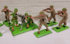 1971 Britains Ltd. DEETAIL Allied Soldier Miniatures . Twelve (12) Miniatures & 75mm Gun - 3