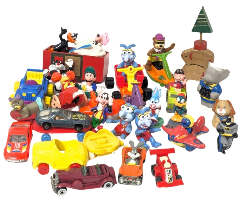 Vintage Toys | Disney, Looney Tunes, Tiny Toons, Babar, Sesame Street, Corgi, Hot Wheels + | Tallest is 2.5"