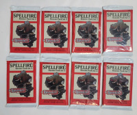 1994 TSR Spellfire CCG Ravenloff Booster Pack , Set 2 , First Edition . Eight (8) Sealed Packs