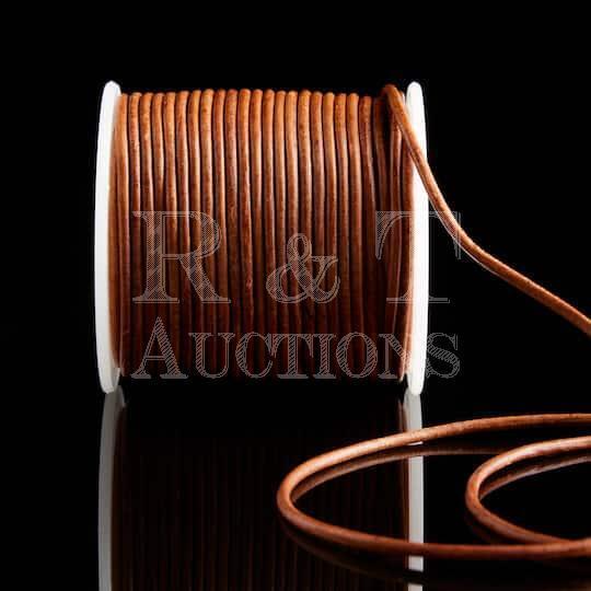 New Bead Landing Leather Round Cording 5/64" x 75'