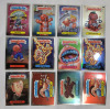 2022 Topps Chrome Garbage Pail Kids Trading Cards Stickers , Chrome Reissue 1986 Original Series 5 . Twenty Seven (27) Cards - 24 Base Cards & 3 Atomic Refractors - 4