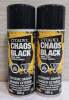 New - Citadel Chaos Black Model Paint , Aerosol Can . Two (2) 280g Cans