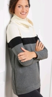 New COLOURBLOCK MOCKNECK PULLOVER sz Medium by TALBOT'S