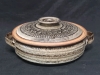 Beautiful Pottery Lidded Dish Signed J. Herman, Ontario