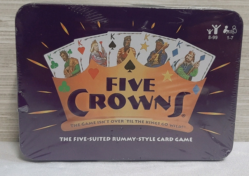 New Sealed Five Crowns Rummy Style Card Game