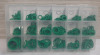 New Sealed 270pcs Green O-Rings of varying sizes. - 2