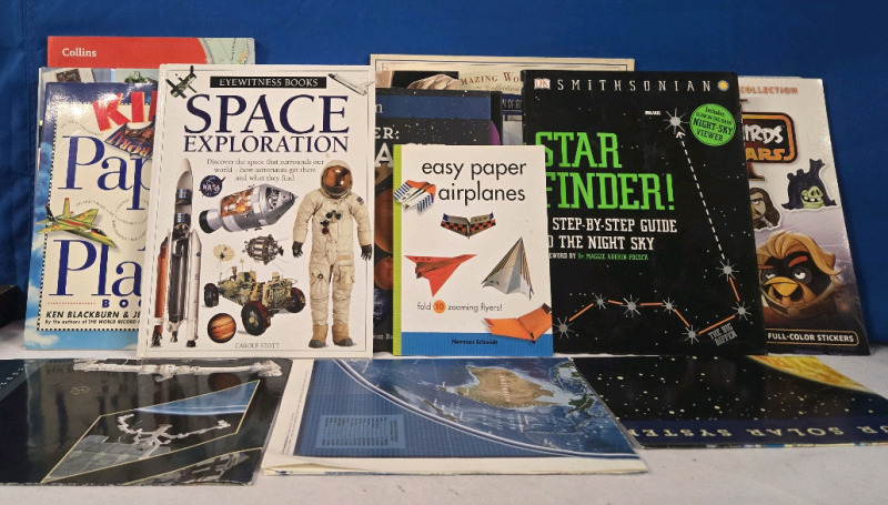 Assorted Book Lot | Includes But Isn't Limited To; Astronomy Books, Angry Birds, Technology Books, Complete Magic Book