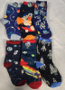 6 New Pairs Of | Anlisim Boys/Kids Socks Made Of Cotton | Fun & Crazy Novelty Space Crew Design - 2