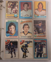 1972 - 2021 Buffalo Sabres NHL Hockey Trading Card Singles . 212 Cards , No Doubles