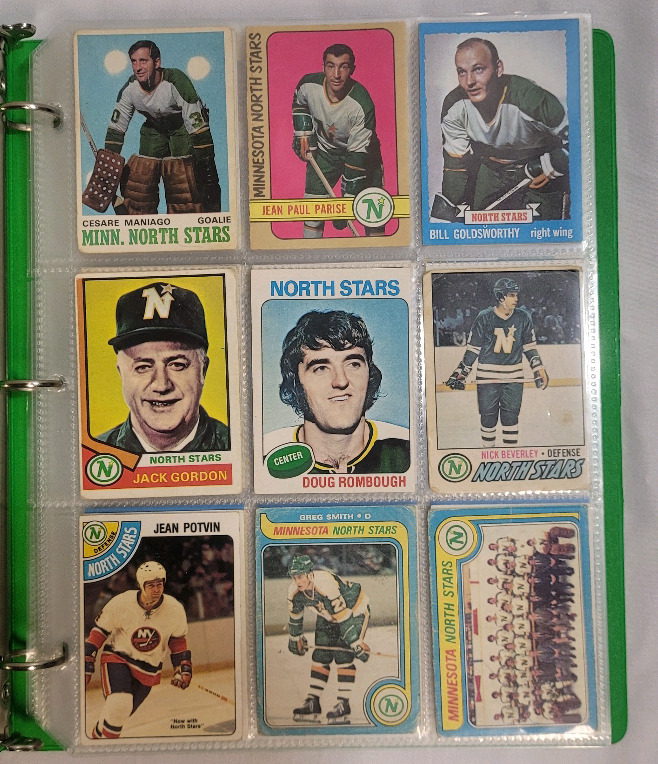 1970 - 2021 Minnesota North Star / Dallas Star NHL Hockey Trading Card Singles . 213 Cards , No Doubles