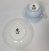 Paragon Light Blue Gold trim with Orchid Accent Cup & Saucer . Both Ring True , No chips or cracks - 4