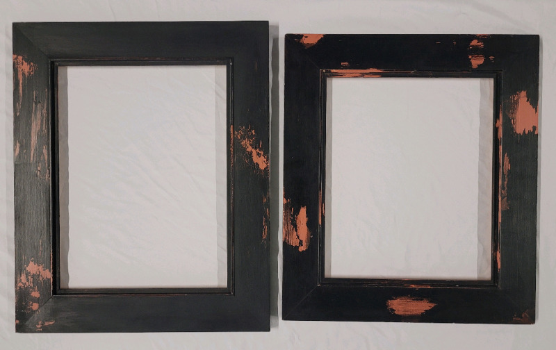 Distressed Wood Frames . Frames measure 16"×18" (11"×13 1/4") & 16"×20" (11"×14 3/4")