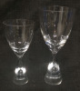 5 Holmegaard Glasses Princess Pattern 5.25" & 6.5" Tall - 4