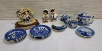 Home Decor Nik-Nak Lot . Vintage Eskimo S&P Shakers , Sammy the Squirrel & Children's Tea Set Pieces .