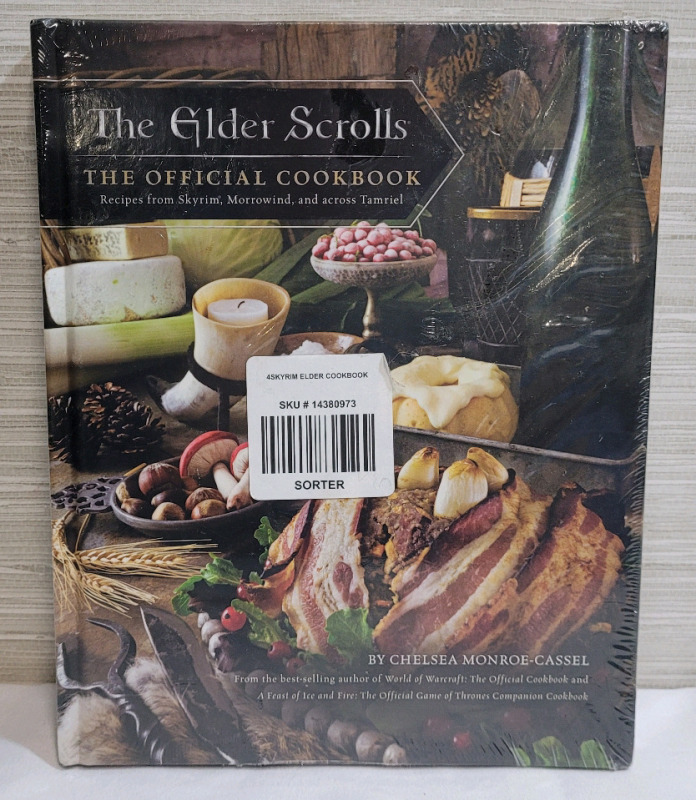 New - The Elder Scrolls Tamriel Official Cookbook . Recipes from Skyrim , Morrowind , and across Tamriel . Sealed