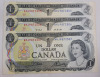 1973 Canadian Bank of Canada One Dollar Bank Notes , Consecutive Serial Numbers . All Excellent Condition and Appear Uncirculated - 3