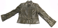 Ladies Size Small | Double-D Ranch 100% Leather Studded Jacket in Excellent Condition