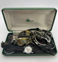 Vintage box filled with Watches