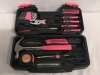 Apollo Pink Handle Tool Set in Case