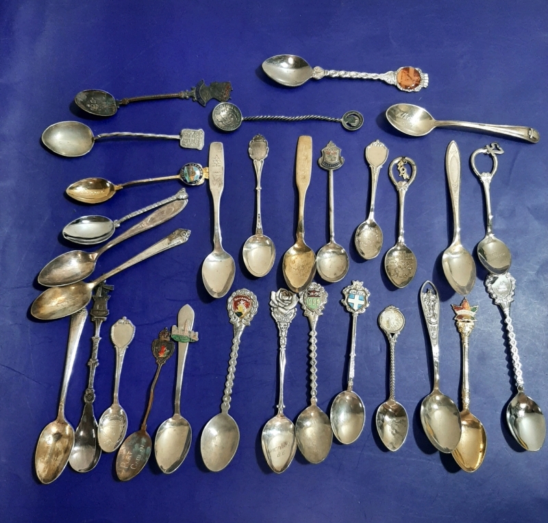 A Large Vintage Spoon Collection- Bahamas, Greece, Japan etc.