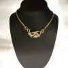 TRIFARI Pat Pending Rhinestone Necklace Baguette Swirl Navettes Chatons - 3