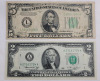 1934 United States Five Dollar Bank Note (circulated condition) & 1976 United States Two Dollar Bank Note (appears uncirculated)