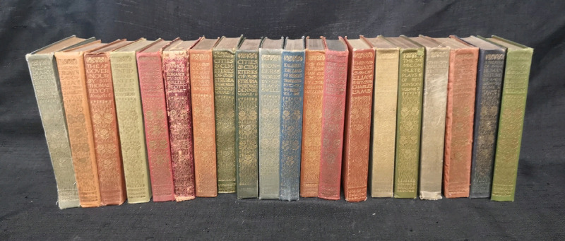 20 Vintage Hardcover Books - Publisher London J. M. Dent & Co.