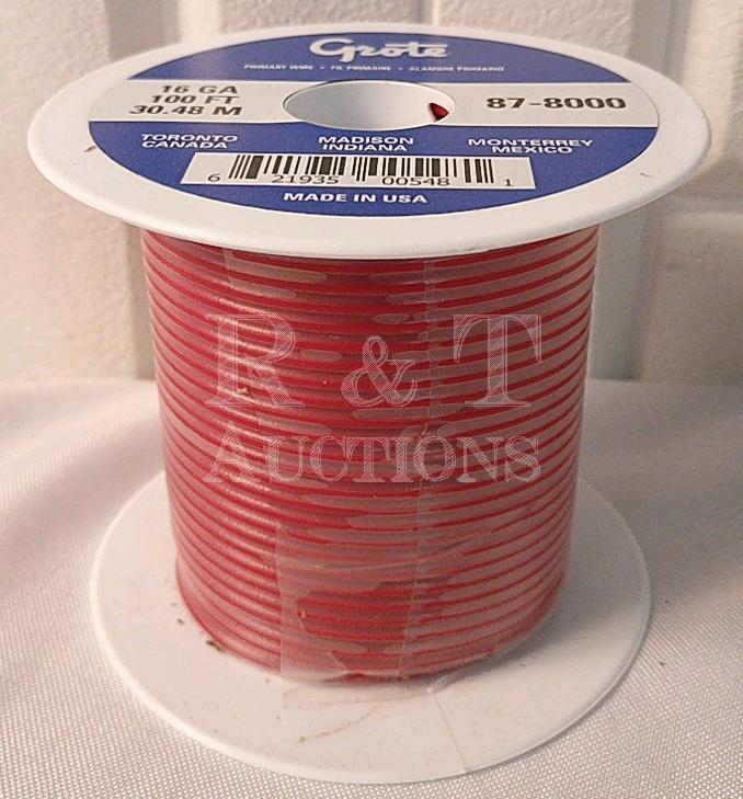 New Grote General Purpose Thermal Plastic Wire - 100'