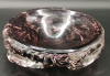 Beautiful Amethyst Art Glass - Hand Blown 6.5" Diameter - 2