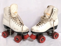 Vintage Dominion Canada Women's Roller Skates sz?7/8? 10" Long