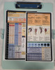 New | Kmakil Folding Nursing Clipboard With Healthcare Information Stickers | Measures 11.5" x 9"