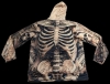 New Size XL | Fantastic Gothic Skeletal Bones Lightweight Hoodie - 2