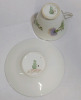 Royal Doulton Glamis Thistle Cup and Saucer , Signed P Curnock . Both Ring True , No chips or cracks - 5