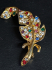 Four Rhinestone Figural Brooches - 6