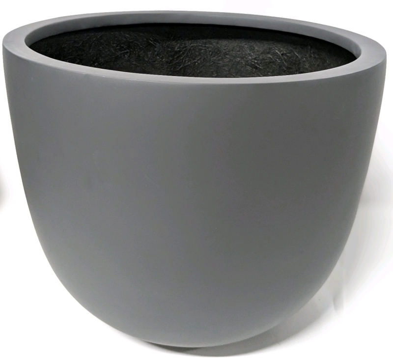 New Green Earth Lightweight Fibreglass Planter | 15" Diameter x 12" Tall