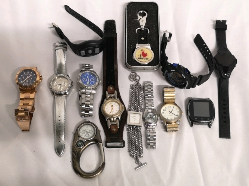 Vintage & Modern Watches - Fossil, Michael Kors, Relic, Guess, Ecosse ++