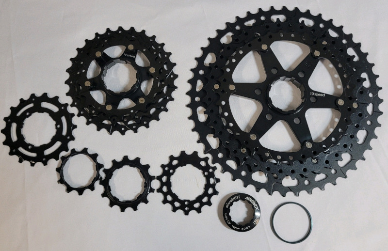 New - 10 Speed Bicycle Cassette & Bicycle Flywheel